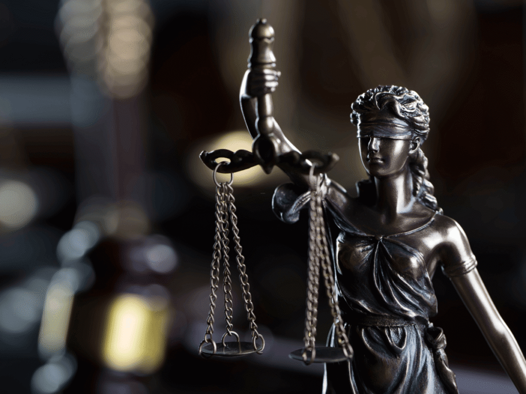 A scale of justice.